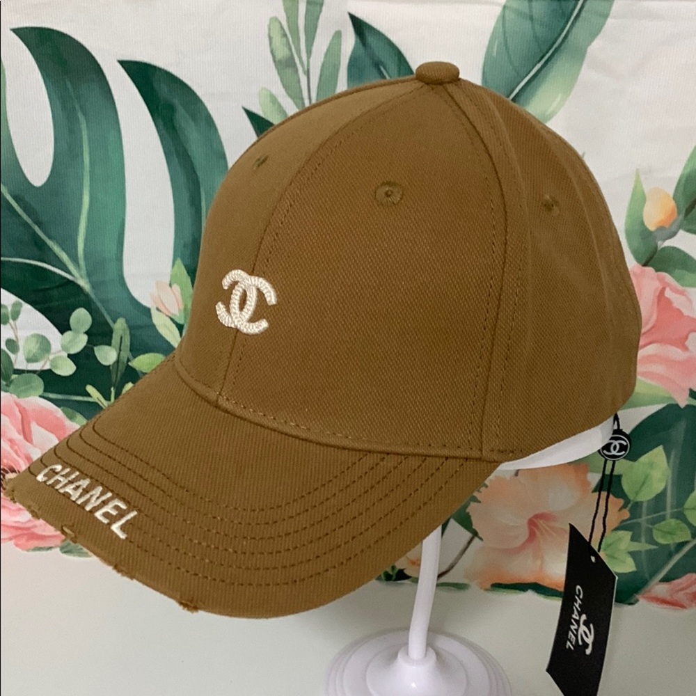 Chanel Brown Baseball Cap